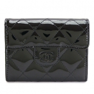 シャネル コインケースCHANEL 小銭入れ パテントレザー ココマーク キルティング ブラック A31504 PATENT BLACK