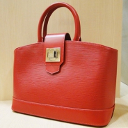 ルイヴィトンミラボーPMハンドバッグエピレッド赤M4033E LOUISVUITTON
