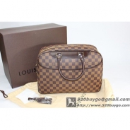 LOUIS VUITTON【ルイヴィトン】ドーヴィル N47272 スペシャルオーダー　 ボストンバッグ ダミエキャンバス レディース