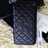CHANEL シャネル ココマーク ラウンド 長財布 黒 ラムスキン A80110 新品