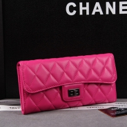 シャネル 長財布 CHANEL シャネル 財布 二つ折り マトラッセ  キルティング ラムスキン ローズ A35297
