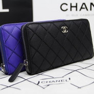 シャネルCHANEL2014春夏カーフスキンジップ長財布A80143a/A80143b