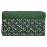 ゴヤール(GOYARD) ラウンドファスナー長財布（グリーン）APMZIPGM09-VERTE-VERT