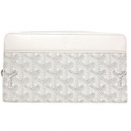 ゴヤール(GOYARD) ラウンドファスナー長財布（ホワイト） APMZIPGM50-BLANCHE-BLANCO