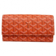 ゴヤール(GOYARD) 二つ折長財布（オレンジ）APMVARENNE07-ORANGE-ORANGE