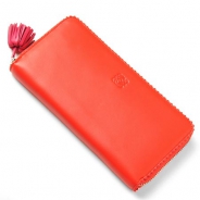 ロエベ/LOEWE/ ラウンドファスナー 長財布[小銭入れ付き]/182n81-f13-7130 /CORAL