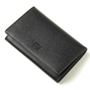 ロエベ/LOEWE/ レザーカードケース/10330-f16-1339 /BKACK×OCEAN BLUE