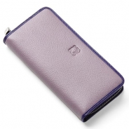 ロエベ/LOEWE/ ラウンドファスナー 長財布[小銭入れ付き]/11395-cf13-6152 /ラヴェンダー×パープル