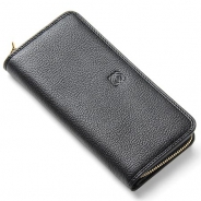 ロエベ/LOEWE/ ラウンドファスナー 長財布[小銭入れ付き]/AMAZONA 20120314 /ブラック×レッド11395-f13-1100
