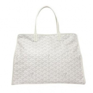 ゴヤール(GOYARD) HARDY PM　トートバッグ（ホワイト）HARDY-PM50-BLANCHE-NOIR