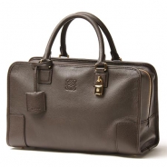 ロエベ/LOEWE/ レザーハンドバッグ/AMAZONA/アマソナ /チョコレートブラウン 35235-a22-3270