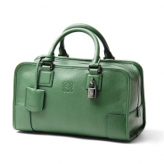 ロエベ/LOEWE/ レザーハンドバッグ/AMAZONA28/アマソナ28 /フォレストグリーン35235-a03-4290