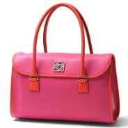 ロエベ/LOEWE/ レザーハンドバッグ/32984-bc81-7347 /マゼンタ/コーラル