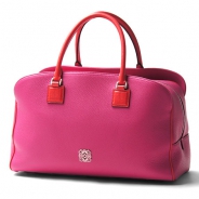 ロエベ/LOEWE/ レザーハンドバッグ/32984-bf31-6450 /マゼンタ/コーラル