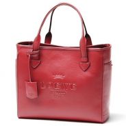 ロエベ/LOEWE/ レザートートバッグ/37779-751-7400 /リップスティックレッド