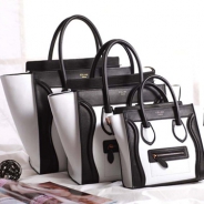 セリーヌ2014年春夏新作ラゲージ ミニショッパートートバッグ コバルトプルーCELINE-3328