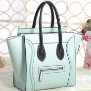 セリーヌ2014年春夏新作ラゲージ ミニショッパートートバッグ コバルトプルーCELINE-3321