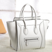 セリーヌ2014年春夏新作ラゲージミニショッパー トートバッグ オフホワイトCELINE-3318