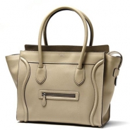セリーヌ/CELINE/ レザーハンドバッグ/LUGGEGE/ラゲージ /クレマベージュ16777-3lug-03un