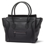 セリーヌ/CELINE/ レザーハンドバッグ/LUGGEGE/ラゲージ /ブラック16777-3lug-38no