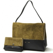 セリーヌ/CELINE/ ショルダーバッグ/ALL SOFT /Khaki 17218-3pib-15kh