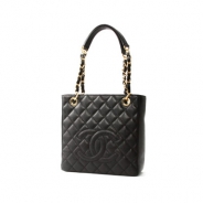 シャネル CHANEL キャビアスキン ショルダーバッグ ブラック A20994