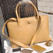 CHANEL（シャネル）トートバッグ/ブラウン/レザー/キャビアスキン(金具:ゴールド)A15206-2