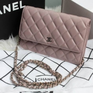CHANEL(シャネル)/チェーンウォレット/ショルダーバッグ/ライトパープル/エナメル/A33814-9