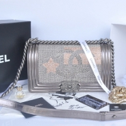 CHANEL シャネル ボーイシャネル　ローズフォンセ ビジューデザイン A67086-11 ヴィンテージ金具