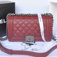 CHANEL　シャネル　ボーイシャネル チェーンショルダーバッグ　マトラッセ　A67086-8 ヴィンテージ金具