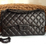 CHANEL(シャネル) マトラッセ Wフラップ チェーンバッグ ラムスキン A1113/A1112 黒 ブラック金具