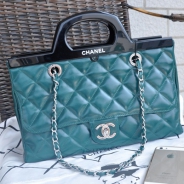 シャネル CHANEL トートバッグ&ショルダーバッグ エメラルドグリーン A5661-2