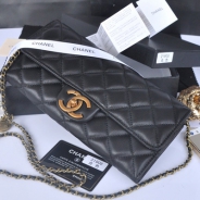 シャネル CHANEL マトラッセライン A50041-6 バッグ ショルダーバッグ レディース ブラック ラムスキン クラッチ