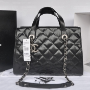 シャネル CHANEL キャビアスキン トートバッグ ショルダー ブラック A34208-2