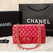 CHANEL/シャネル 金具付きチェーンショルダーバッグ ピンク×シルバー金具 /ゴールド金具 CH042107