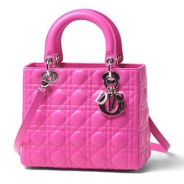 クリスチャンディオール/Christian Dior/ ロゴチャーム付きハンドバッグ(２ＷＡＹ仕様)/Lady Dior/レディディオール /ローズピンクcal44551 279