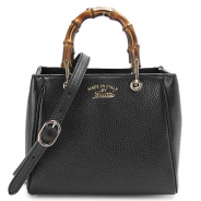 グッチ ハンドバッグ GUCCI 2WAY ショルダーバッグ BORSA BAMBOO SHOPPER/バンブー レザー ブラック 368823 A7M0G 1000