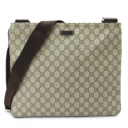 グッチ ショルダーバッグ GUCCI メッセンジャーバッグ JOY/ジョイ GGプラス/PVC ベージュ×ブラウン 201446 KGDIG 8588