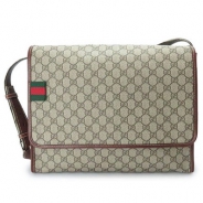 グッチ ショルダーバッグ GUCCI ななめがけバッグ GG柄 PVC キャンバス ベージュ×ブラウン 246411 KGD3G 8527