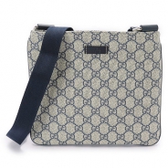 グッチ ショルダーバッグ GUCCI バッグ JOY/ジョイ GGプラス/PVC ベージュ×ネイビー 201538 KGDIN 4075
