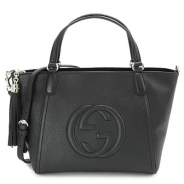 グッチ トートバッグ GUCCI 2WAYショルダーバッグ SOHO/ソーホー タッセル レザー ブラック 369176 A7M0G 1000