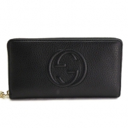 グッチ 長財布 GUCCI ラウンドファスナー SOHO CELLARIUS/ソーホー レザー タッセル ブラック 308004 A7M0G 1000