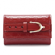 グッチ キーケース GUCCI 6連キーケース GUCCI NICE/グッチニース マイクログッチシマ パテントレザー ダークレッド 309759 AV13G 6227