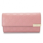 グッチ 長財布 GUCCI 財布 二つ折りフラップ 『2016年春夏新作』 DICE/ダイス GG柄レザー グッチシマ ピンク 291099 CWC1G 5808