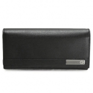 グッチ 二つ折り長財布 GUCCI 財布 MEN BAR/メンバー レザー Gプレート ブラック 233112 ARU0R 1000