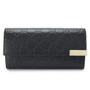 グッチ 長財布 GUCCI 財布 二つ折りフラップ 『2016年春夏新作』 DICE/ダイス GG柄レザー グッチシマ ブラック 291099 CWC1G 1000