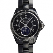 シャネルJ12時計メンズ 自動巻き ファーズ ドゥ リュヌ 38MM H3406