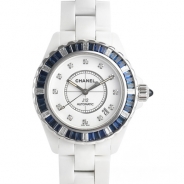 シャネルJ12時計メンズ 自動巻き 38MM 世界限定12本 H2020