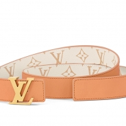 ルイヴィトンモノグラムベルト･LV イニシャル 30MM リバーシブル  カラーDune M8485V