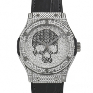 ウブロ自動巻き時計クラシック・フュージョン チタニウムスカル 限定50本 542.NX.9000.LR.1704.SKULL